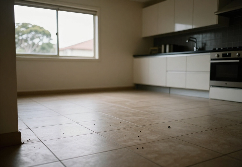 Kitchen in Lakemba free of cockroaches after treatment
