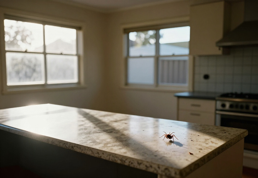 Wasp nest under the eaves of a Lakemba home before removal